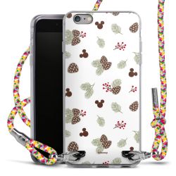 New Carry Case Transparent Stoff colourful/silber