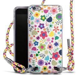 Carry Case Transparent Fabric colourful