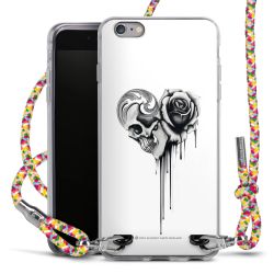 New Carry Case Transparent Stoff colourful/silber