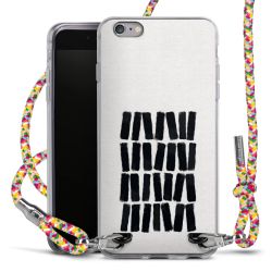 New Carry Case Transparent Stoff colourful/silber