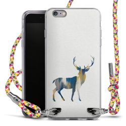 New Carry Case Transparent Stoff colourful/silber