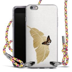 New Carry Case Transparent Stoff colourful/silber