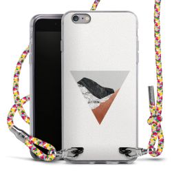 New Carry Case Transparent Stoff colourful/silber