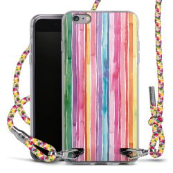 New Carry Case Transparent Stoff colourful/silber