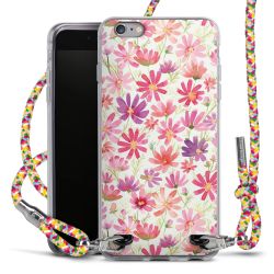 New Carry Case Transparent Stoff colourful/silber