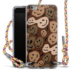 New Carry Case Transparent Stoff colourful/silber