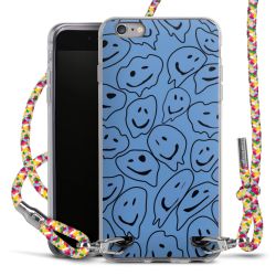 New Carry Case Transparent Stoff colourful/silber