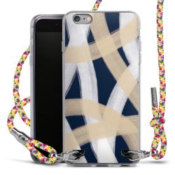 New Carry Case Transparent Stoff colourful/silber