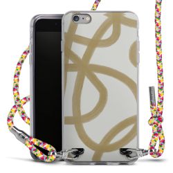 New Carry Case Transparent Stoff colourful/silber