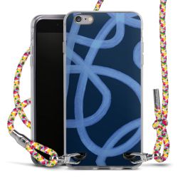 New Carry Case Transparent Stoff colourful/silber