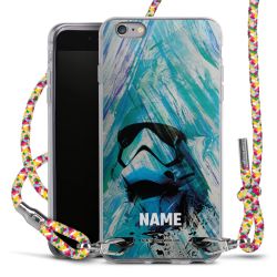 New Carry Case Transparent Stoff colourful/silber