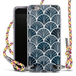 New Carry Case Transparent Stoff colourful/silber