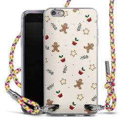 New Carry Case Transparent Stoff colourful/silber