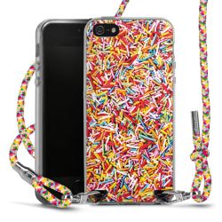 New Carry Case Transparent Stoff colourful/silber