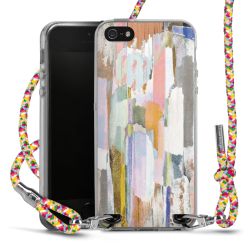 Carry Case Transparent Fabric colourful