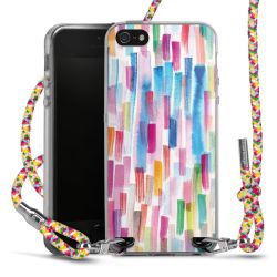 Carry Case Transparent Fabric colourful