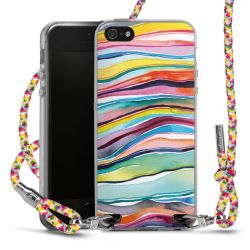 Carry Case Transparent Fabric colourful