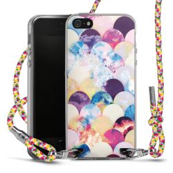 Carry Case Transparent Fabric colourful