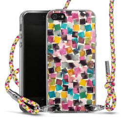 Carry Case Transparent Fabric colourful