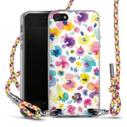 Carry Case Transparent Fabric colourful