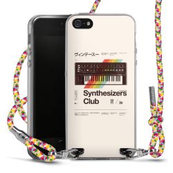 New Carry Case Transparent Stoff colourful/silber