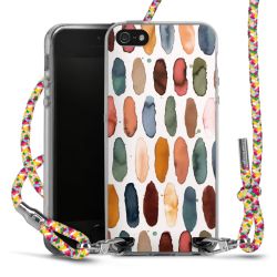 New Carry Case Transparent Stoff colourful/silber