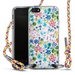 Carry Case Transparent Fabric colourful