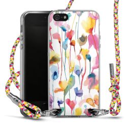 Carry Case Transparent Fabric colourful