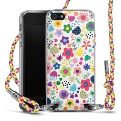 Carry Case Transparent Fabric colourful