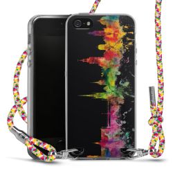 Carry Case Transparent Fabric colourful