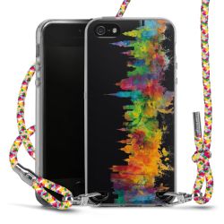 Carry Case Transparent Fabric colourful