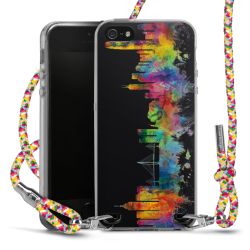 Carry Case Transparent Fabric colourful