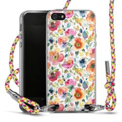 Carry Case Transparent Fabric colourful