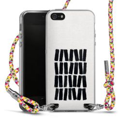 New Carry Case Transparent Stoff colourful/silber