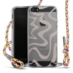 New Carry Case Transparent Stoff colourful/silber