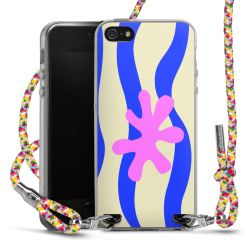 New Carry Case Transparent Stoff colourful/silber