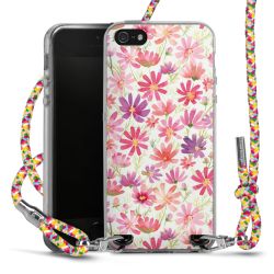 New Carry Case Transparent Stoff colourful/silber