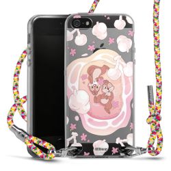 New Carry Case Transparent Stoff colourful/silber