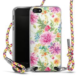 New Carry Case Transparent Stoff colourful/silber