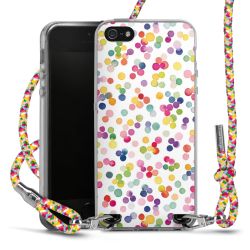 New Carry Case Transparent Stoff colourful/silber