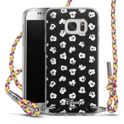 New Carry Case Transparent Stoff colourful/silber