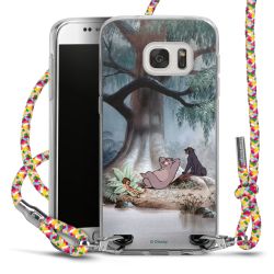 New Carry Case Transparent Stoff colourful/silber