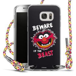 New Carry Case Transparent Stoff colourful/silber