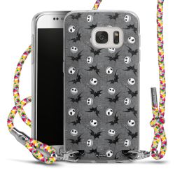 New Carry Case Transparent Stoff colourful/silber