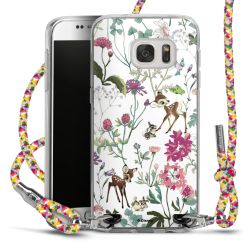 New Carry Case Transparent Stoff colourful/silber