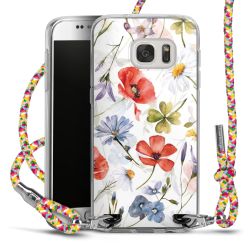 Carry Case Transparent Fabric colourful