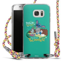 New Carry Case Transparent Stoff colourful/silber