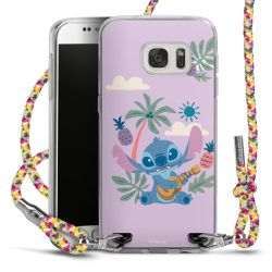 New Carry Case Transparent Stoff colourful/silber