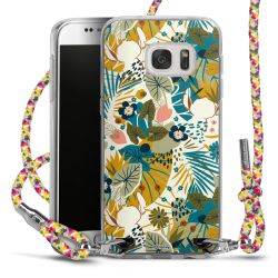 New Carry Case Transparent Stoff colourful/silber