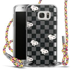 New Carry Case Transparent Stoff colourful/silber